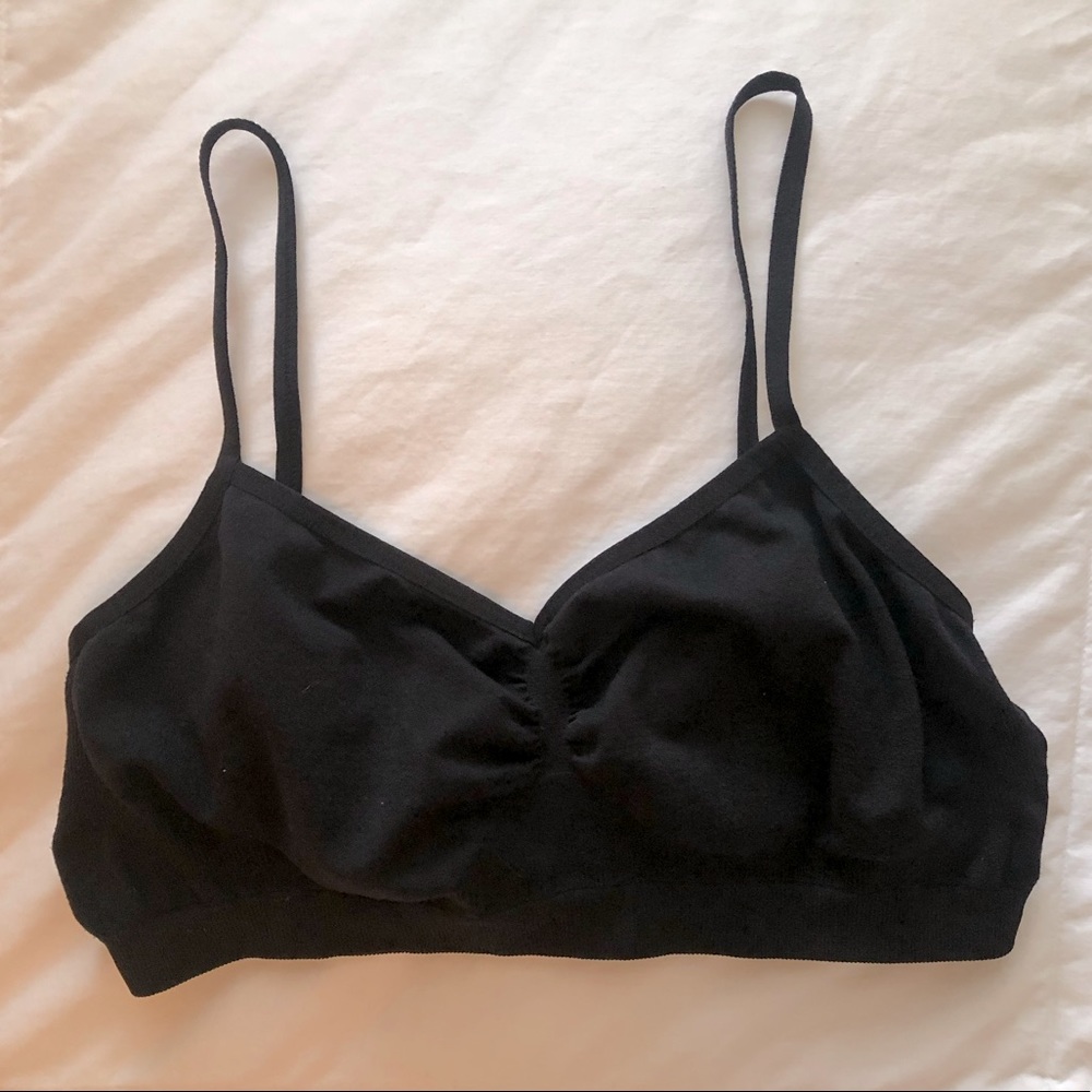 Soft black bralette